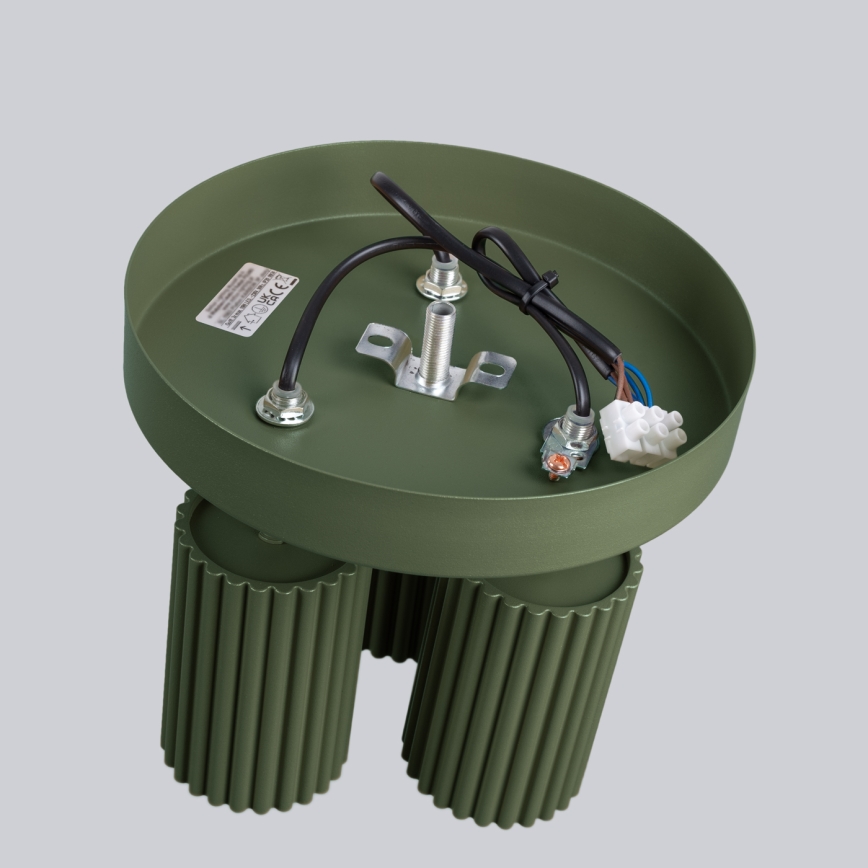 Brilagi - Faretto CRESTO 3xGU10/10W/230V verde