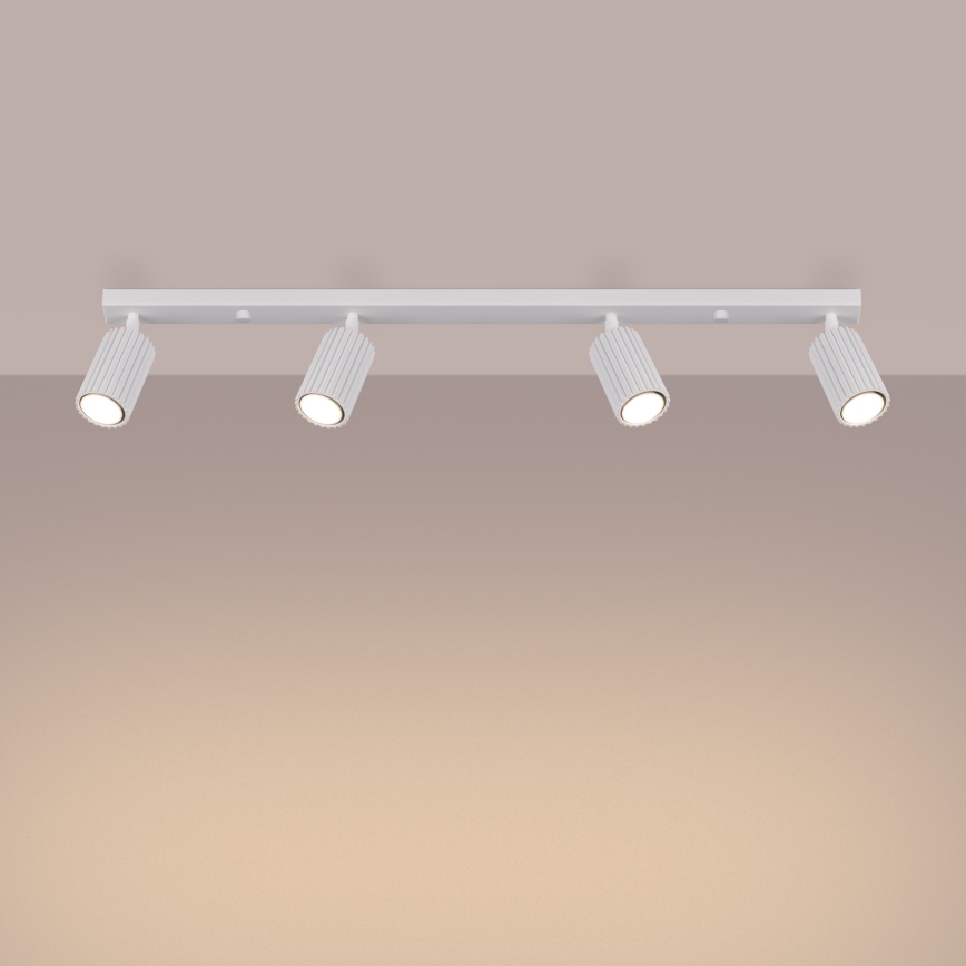 Brilagi - Faretto CRESTO 4xGU10/10W/230V bianco