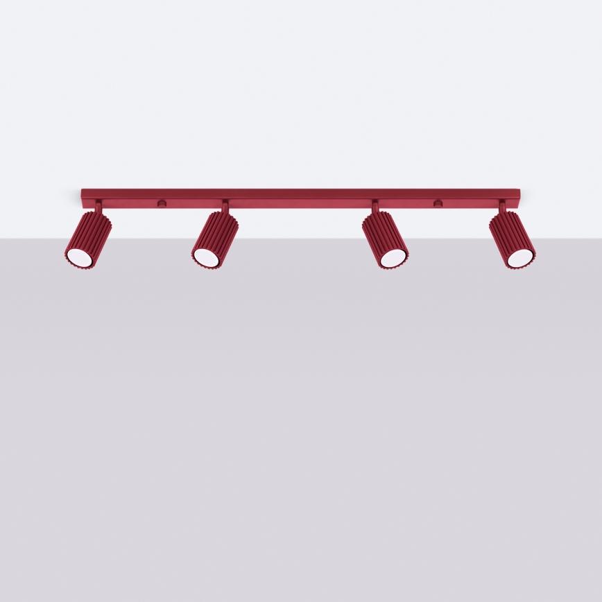 Brilagi - Faretto CRESTO 4xGU10/10W/230V bordeaux