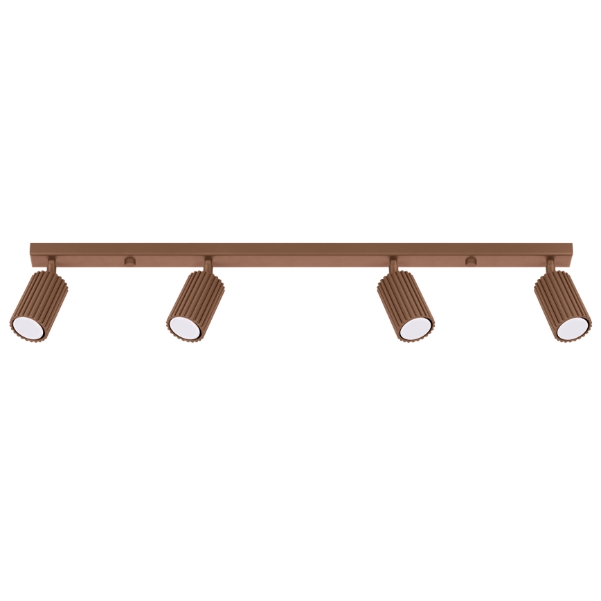Brilagi - Faretto CRESTO 4xGU10/10W/230V marrone