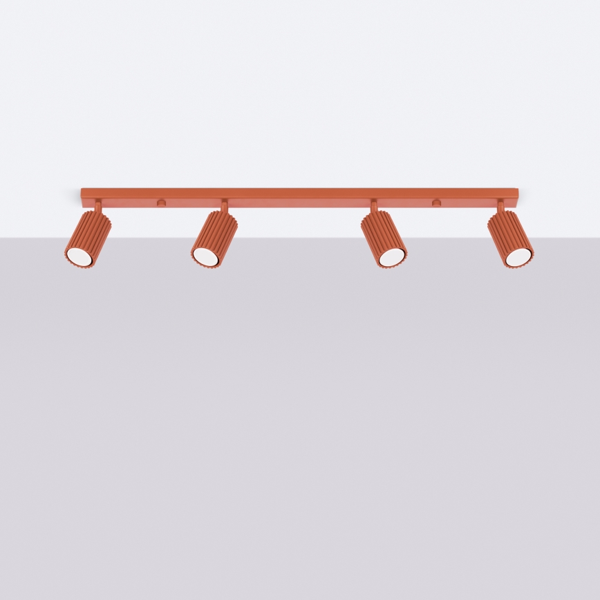 Brilagi - Faretto CRESTO 4xGU10/10W/230V rosso