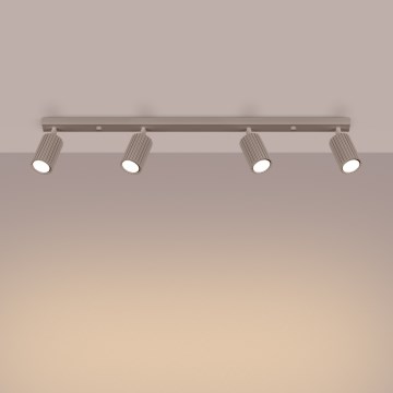 Brilagi - Faretto CRESTO 4xGU10/10W/230V taupe