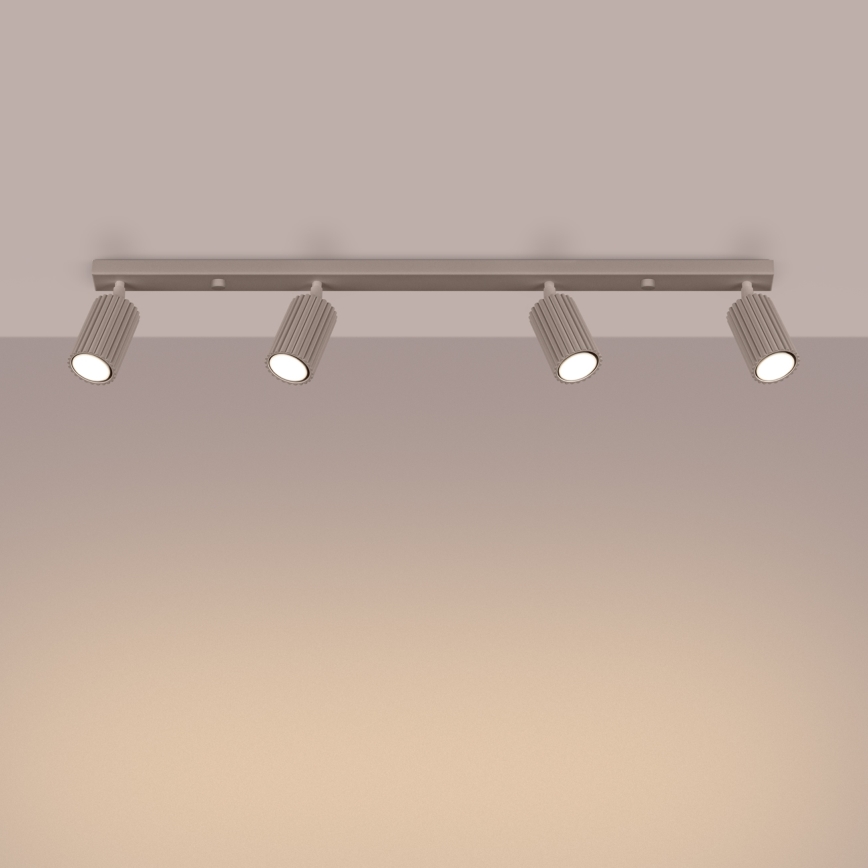 Brilagi - Faretto CRESTO 4xGU10/10W/230V taupe