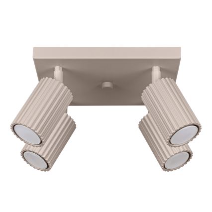 Brilagi - Faretto CRESTO 4xGU10/10W/230V taupe