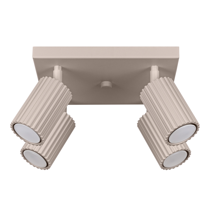 Brilagi - Faretto CRESTO 4xGU10/10W/230V taupe