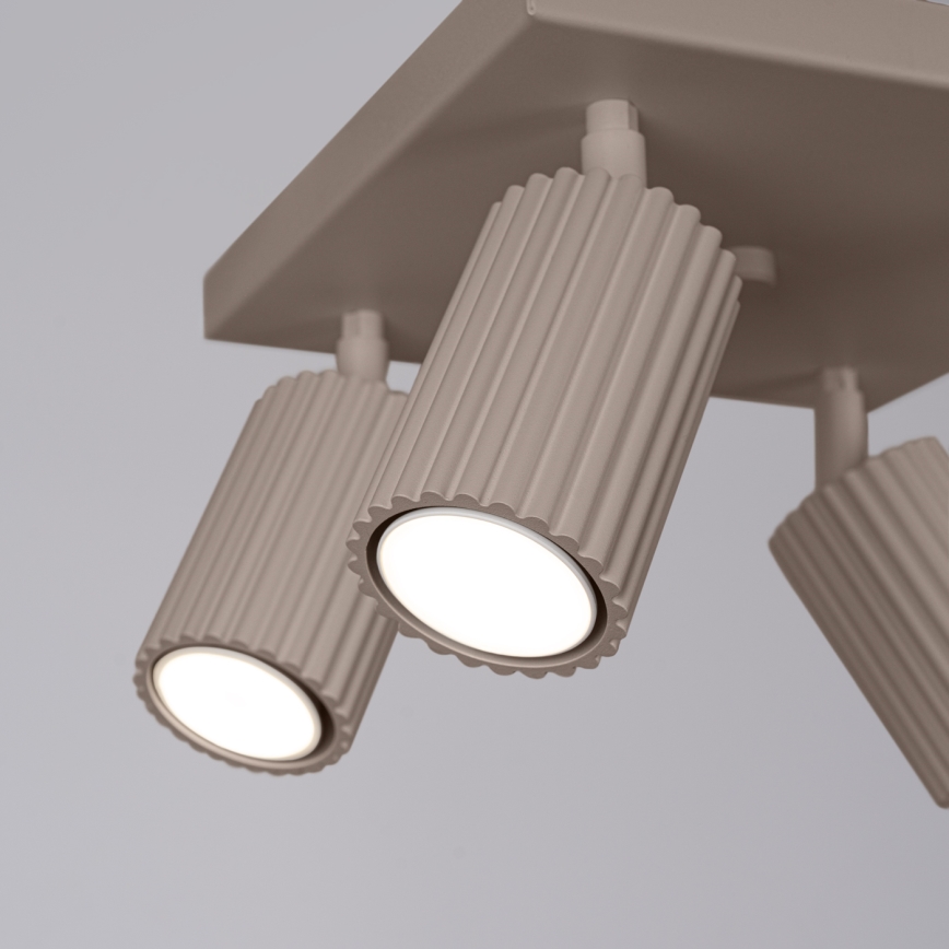 Brilagi - Faretto CRESTO 4xGU10/10W/230V taupe