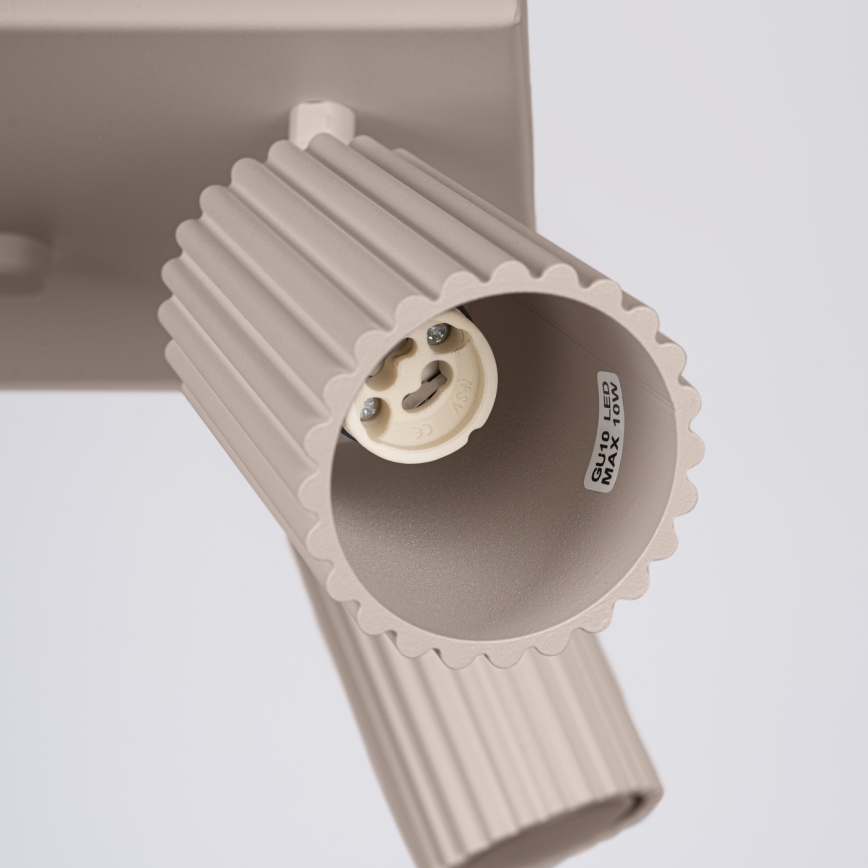 Brilagi - Faretto CRESTO 4xGU10/10W/230V taupe