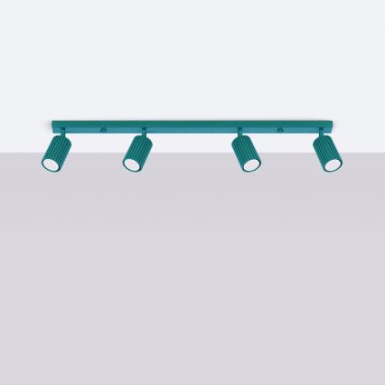 Brilagi - Faretto CRESTO 4xGU10/10W/230V turchese