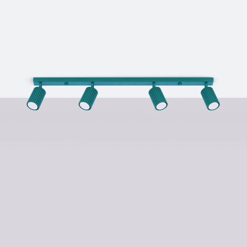 Brilagi - Faretto CRESTO 4xGU10/10W/230V turchese