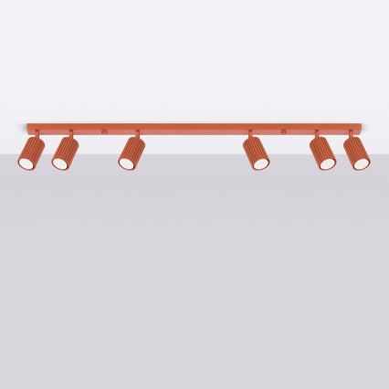 Brilagi - Faretto CRESTO 6xGU10/10W/230V rosso