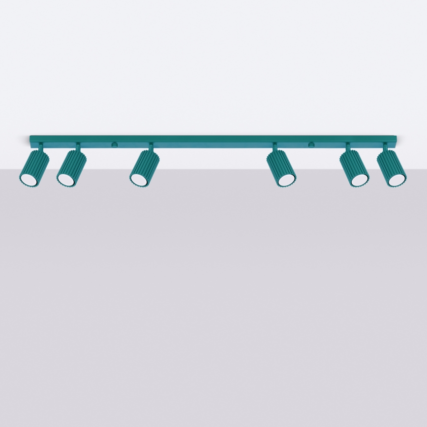 Brilagi - Faretto CRESTO 6xGU10/10W/230V turchese