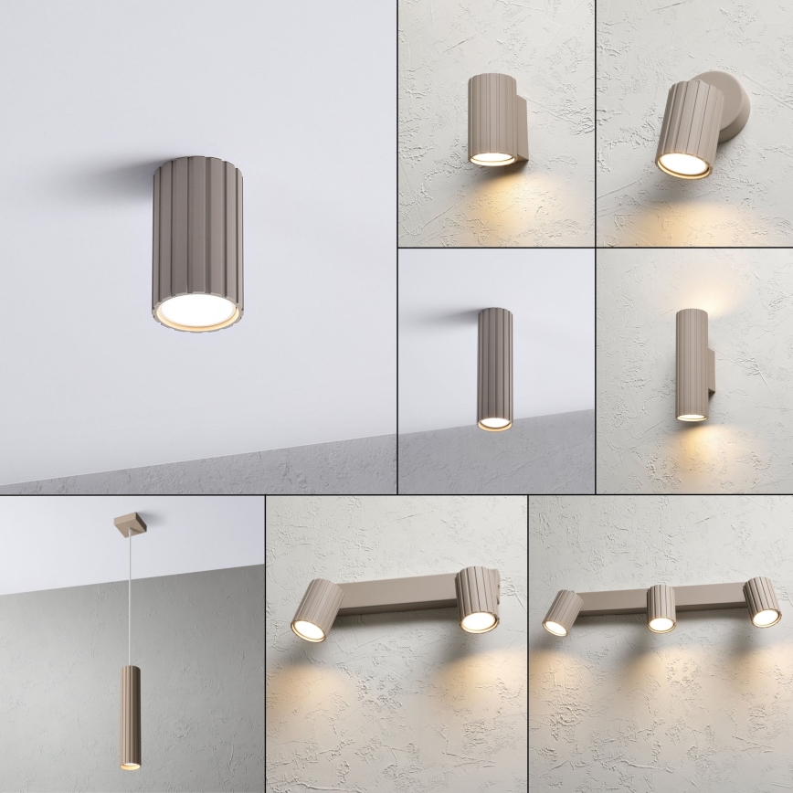 Brilagi - Faretto CRISPINA 1xGU10/10W/230V 10 cm beige