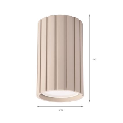 Brilagi - Faretto CRISPINA 1xGU10/10W/230V 10 cm beige
