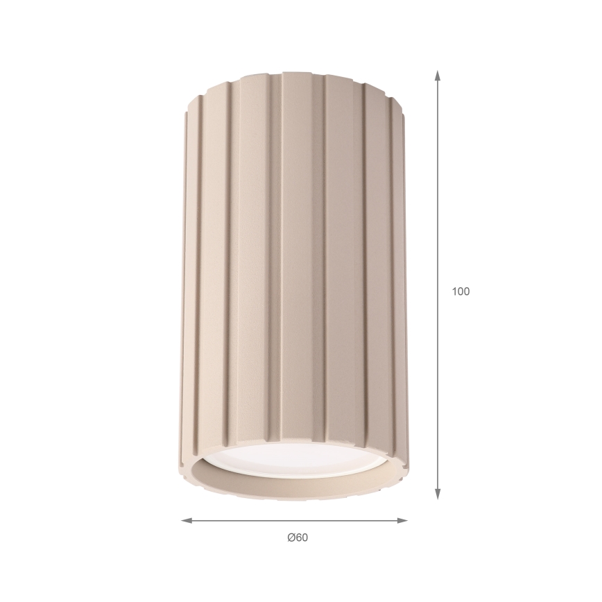 Brilagi - Faretto CRISPINA 1xGU10/10W/230V 10 cm beige