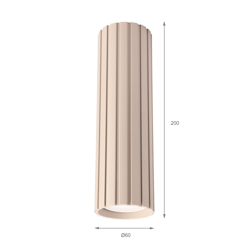 Brilagi - Faretto CRISPINA 1xGU10/10W/230V 20 cm beige