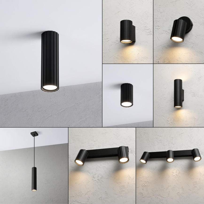 Brilagi - Faretto CRISPINA 1xGU10/10W/230V 20 cm nero