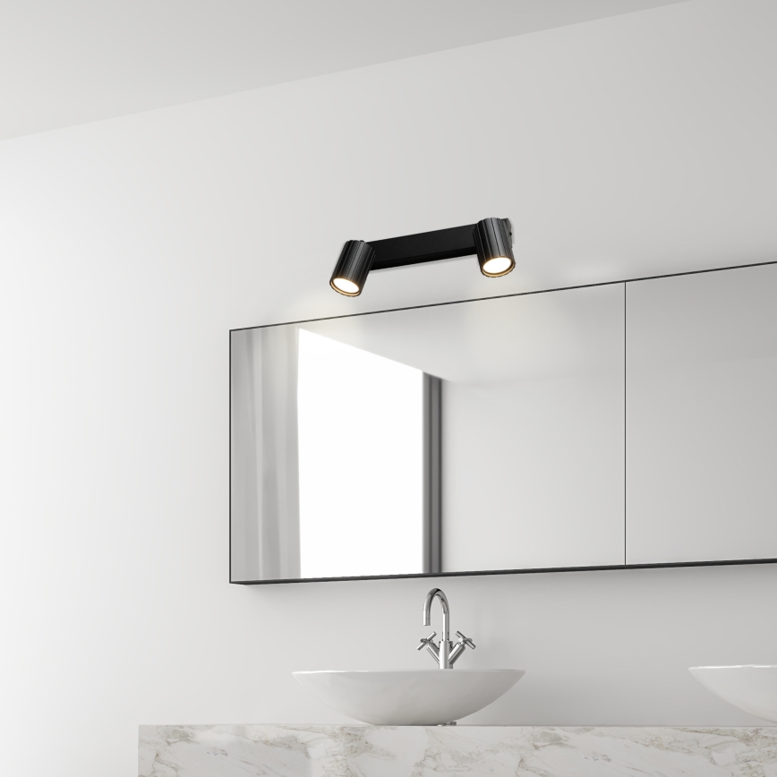 Brilagi - Faretto CRISPINA 2xGU10/10W/230V nero