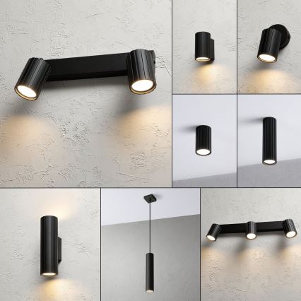 Brilagi - Faretto CRISPINA 2xGU10/10W/230V nero