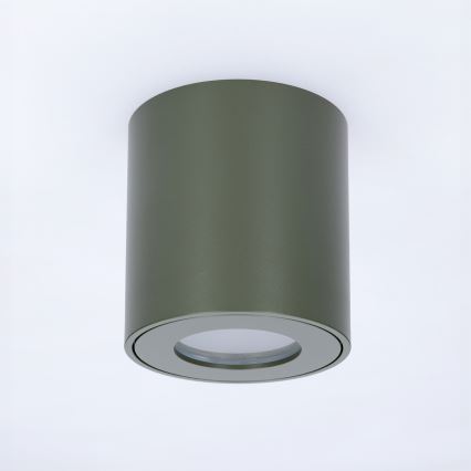 BRILAGI - Faretto da bagno MIA 1xGU10/30W/230V 60x82 mm 84x80 mm verde scuro IP54