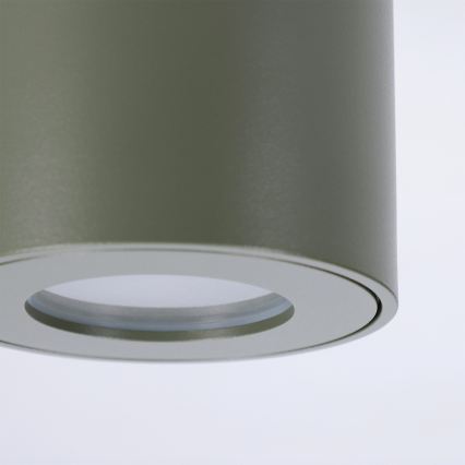 BRILAGI - Faretto da bagno MIA 1xGU10/30W/230V 60x82 mm 84x80 mm verde scuro IP54