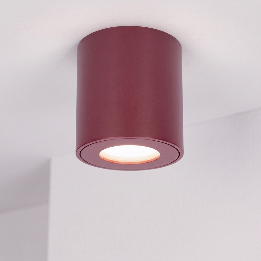 BRILAGI - Faretto da bagno MIA 1xGU10/30W/230V 84x80 mm bordeaux IP54