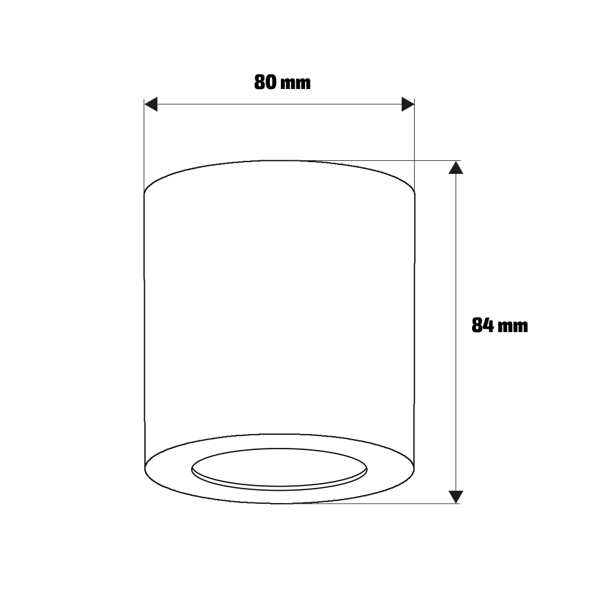 Brilagi - Faretto da bagno MIA 1xGU10/30W/230V 84x80 mm dorato IP54