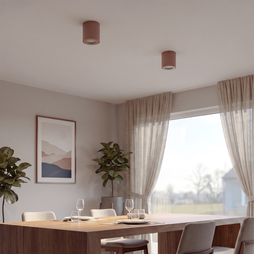 BRILAGI - Faretto da bagno MIA 1xGU10/30W/230V 84x80 mm marrone IP54