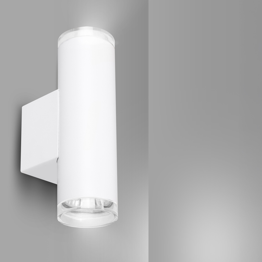 Brilagi - Faretto da parete per bagno SELE AQUA 2xGU10/30W/230V IP44 bianco