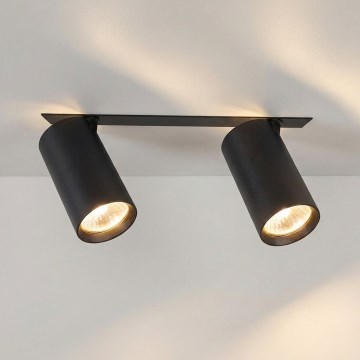 Brilagi - Faretto da incasso per controsoffitto SELE 2xGU10/30W/230V nero