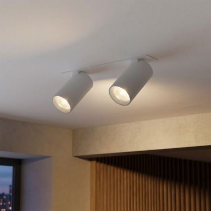 Brilagi - Faretto da incasso SELE 2xGU10/30W/230V bianco