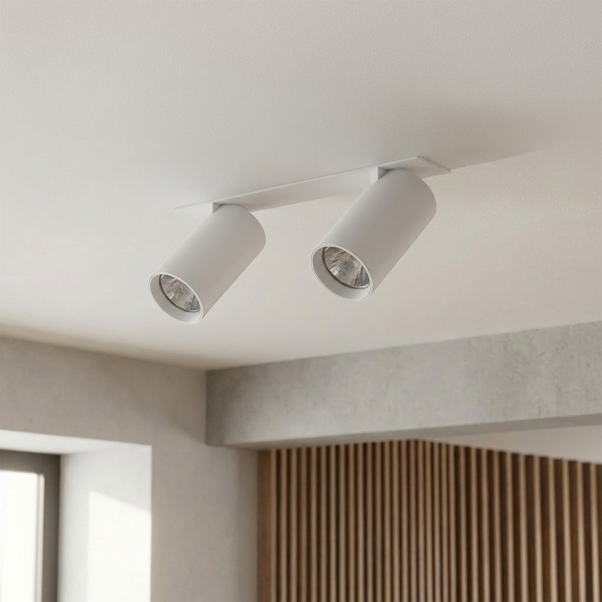 Brilagi - Faretto da incasso SELE 2xGU10/30W/230V bianco
