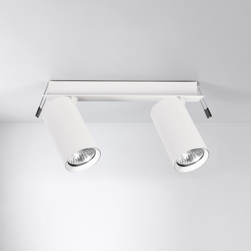 Brilagi - Faretto da incasso SELE 2xGU10/30W/230V bianco