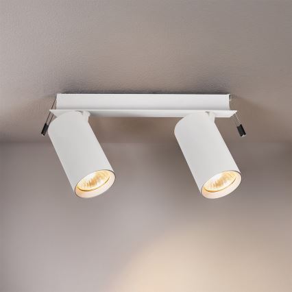 Brilagi - Faretto da incasso SELE 2xGU10/30W/230V bianco