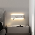 Brilagi - Faretto da parete a LED con porta USB NOCTIS LED/3W/230V + LED/9W bianco