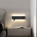Brilagi - Faretto da parete a LED con porta USB NOCTIS LED/3W/230V + LED/9W nero