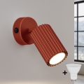 BRILAGI - Faretto da parete a LED CRESTO 1xGU10/10W/230V arancione