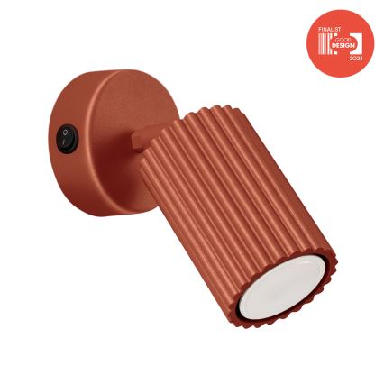 BRILAGI - Faretto da parete a LED CRESTO 1xGU10/10W/230V arancione