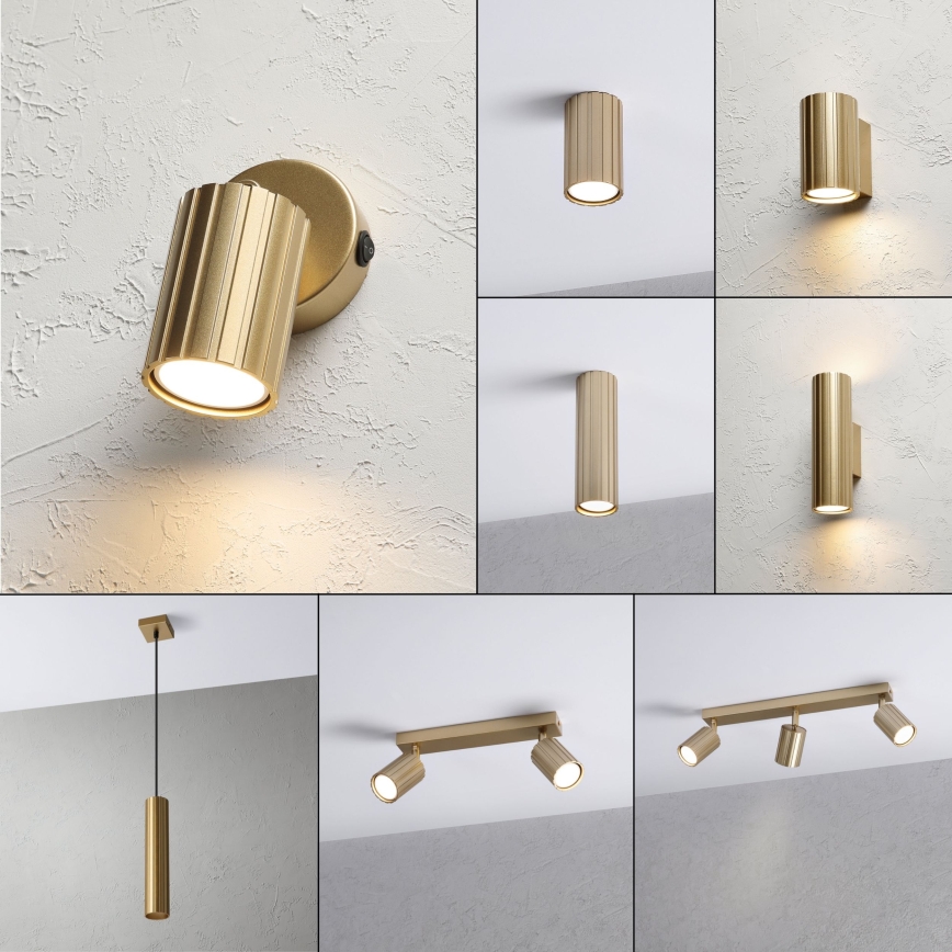 Brilagi - Faretto da parete a spot CRISPINA 1xGU10/10W/230V dorato