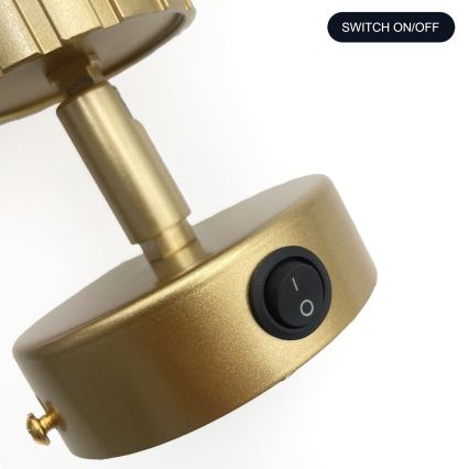 Brilagi - Faretto da parete a spot CRISPINA 1xGU10/10W/230V dorato