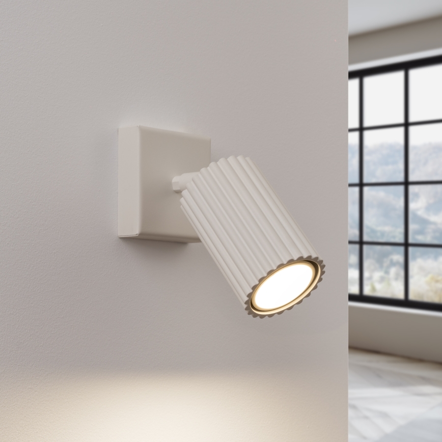 Brilagi - Faretto da parete CRESTO 1xGU10/10W/230V color crema