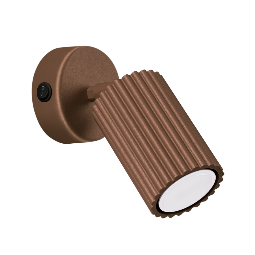 Brilagi - Faretto da parete CRESTO 1xGU10/10W/230V marrone