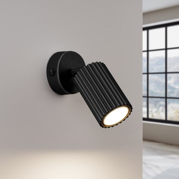 Brilagi - Faretto da parete CRESTO 1xGU10/10W/230V nero
