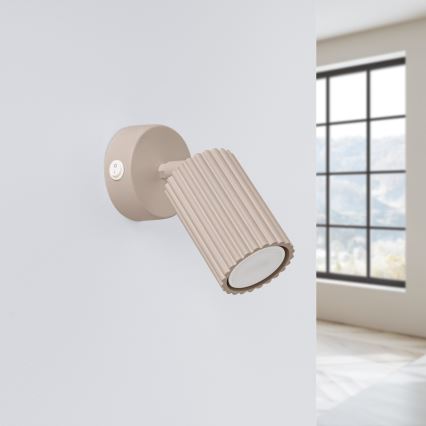 Brilagi - Faretto da parete CRESTO 1xGU10/10W/230V taupe