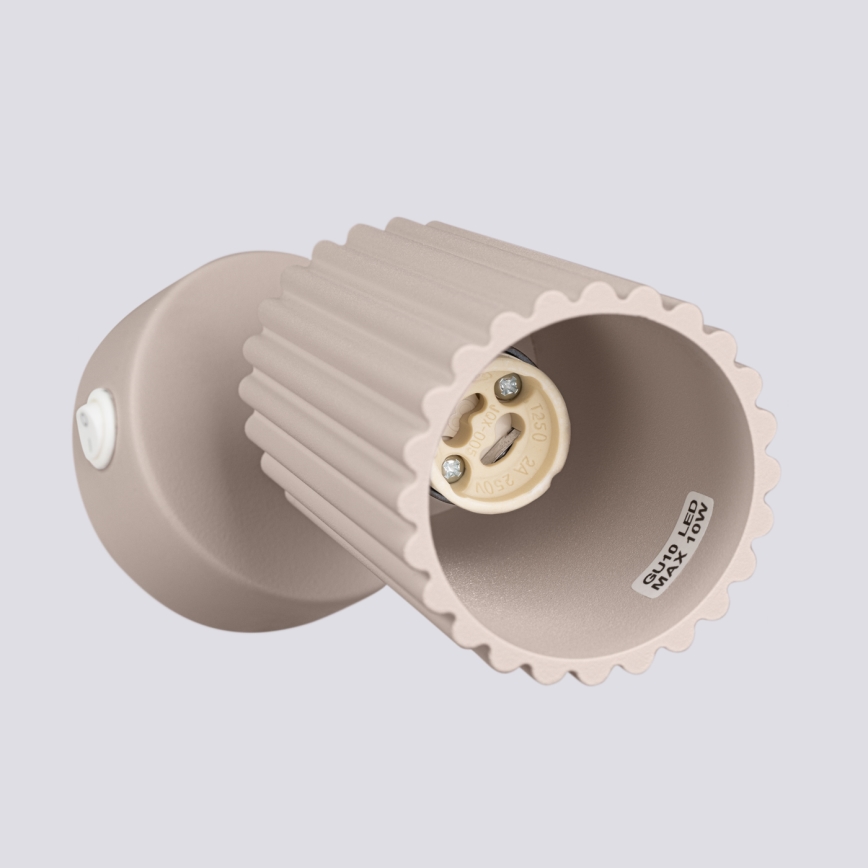 Brilagi - Faretto da parete CRESTO 1xGU10/10W/230V taupe