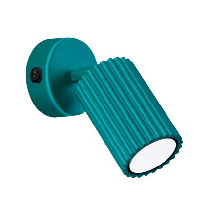 Brilagi - Faretto da parete CRESTO 1xGU10/10W/230V turchese