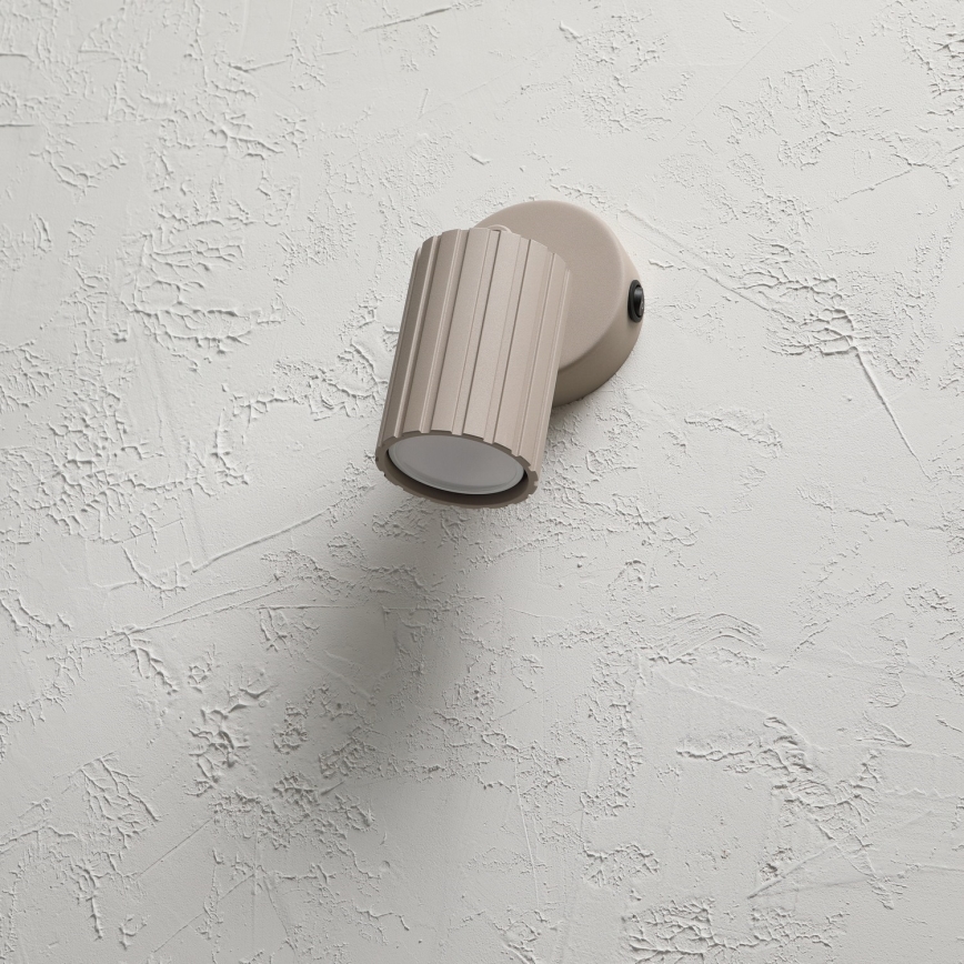 Brilagi - Faretto da parete CRISPINA 1xGU10/10W/230V beige