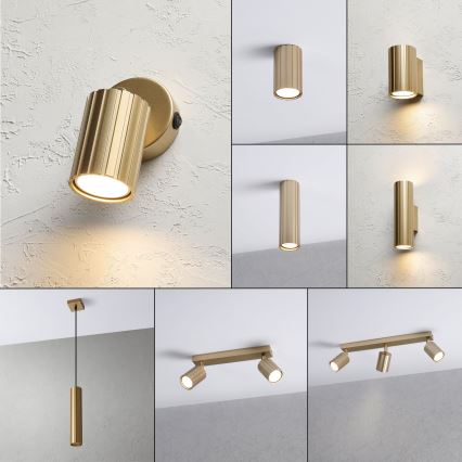 Brilagi - Faretto da parete CRISPINA 1xGU10/10W/230V oro