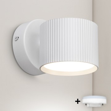 Brilagi - Faretto da parete dimmerabile LED RGB+CCT STRIPY 1xGX53/14W/230V 2700-6500K Wi-Fi Tuya bianco