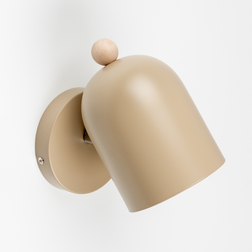 Brilagi - Faretto da parete GALLION 1xE27/15W/230V beige