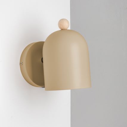 Brilagi - Faretto da parete GALLION 1xE27/15W/230V beige